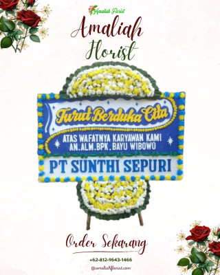 Papan Bunga Duka di Tanjung Burung