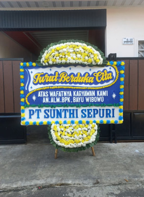 Papan Bunga Duka di Tanjung Burung