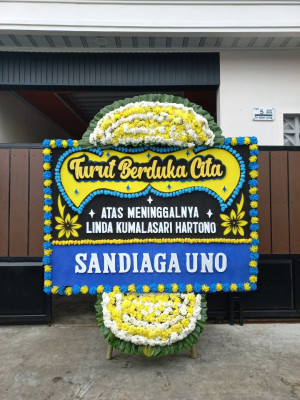 Papan Bunga Duka di Tanjung Burung